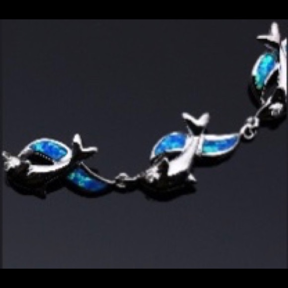 Dolphin Opal Anklet/ bracelet - Picture 3 of 7